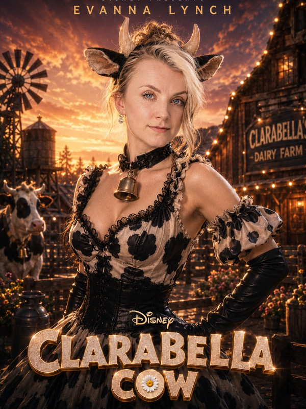 Evanna Lynch Clarabella Cow