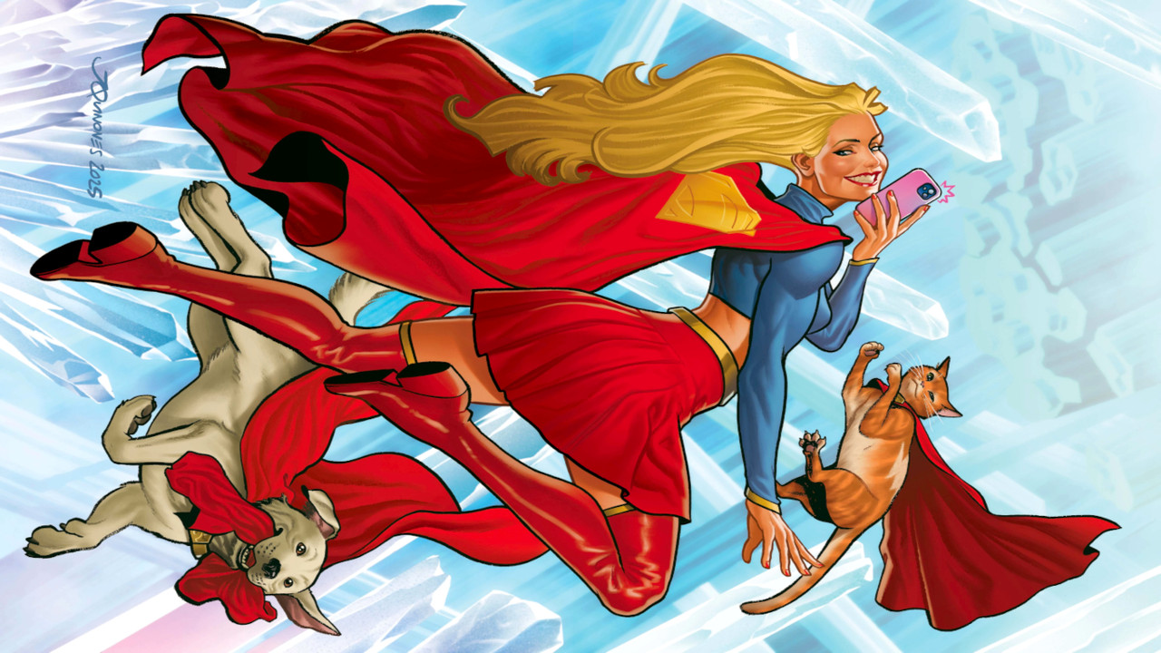 Supergirl Vol 8 9 Textless Quinones Variant