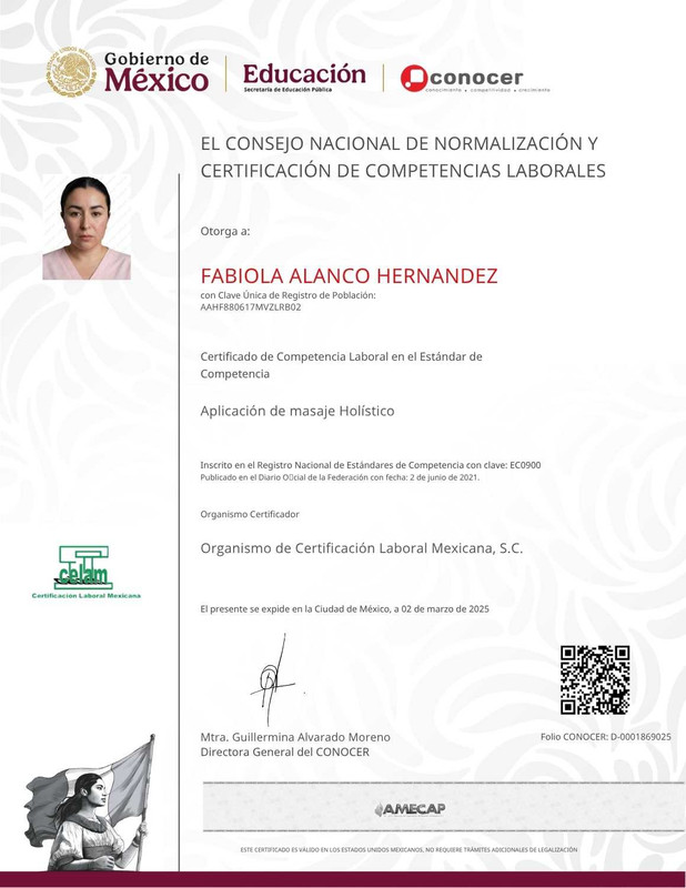 Certificado profesional FHA Belleza Integral — documento 14
