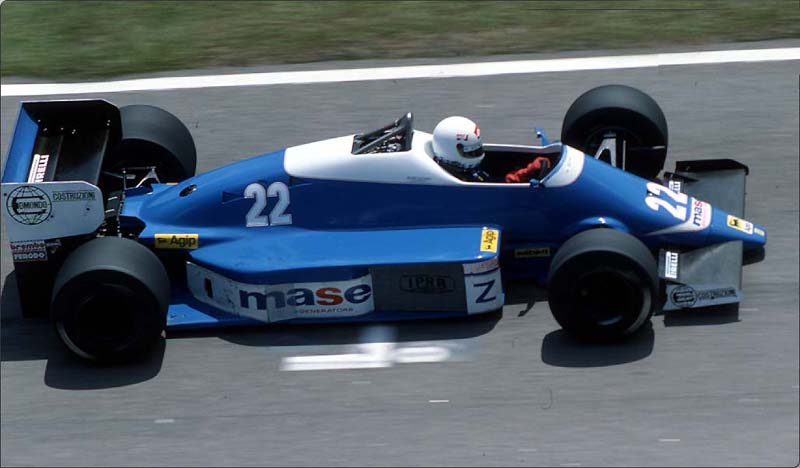 Osella FA1H Alfa Romeo V8 Turbo F1 Belgian GP 1986 - scale 1