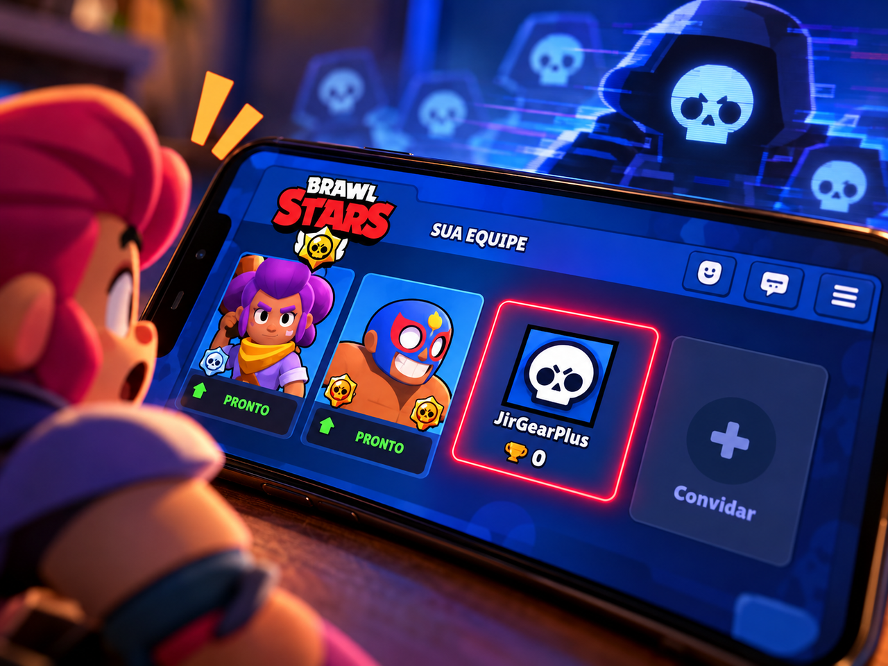 Bots “JirGearPlus” aparecem sem convite em equipes do Brawl Stars e levantam dúvidas sobre automação e segurança