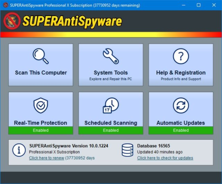 SUPERAntiSpyware Professional X 10.0.1224 Multilingual