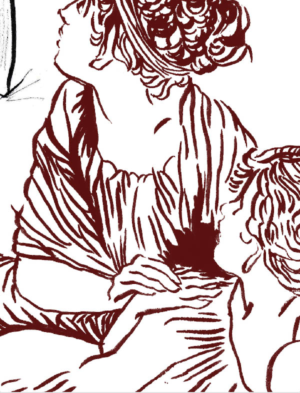Conversational print detail
