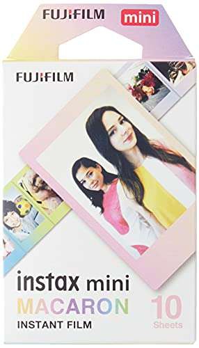 Amazon: Cartucho instax mini macaron 
