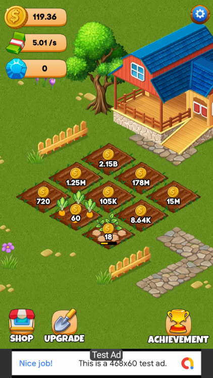 Idle Farm Adventure - Idle Game Android Studio Project with AdMob Ads + Ready to Publish - 3