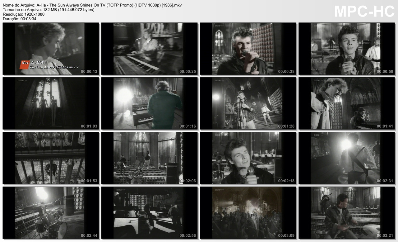 A-Ha - The Sun Always Shines On TV (TOTP Promo) (HDTV 1080p) [30.01.1986]