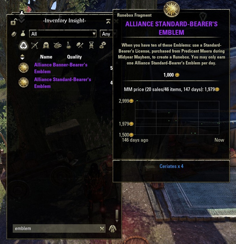 PSA Alliance StandardBearer's Emblem vs Alliance BannerBearer's