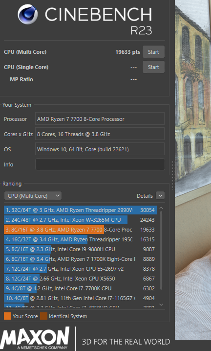 cinebench ram 5.6