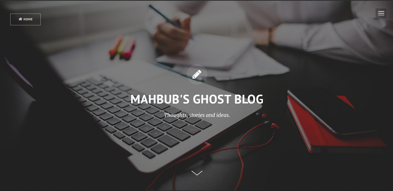 Privado - Minimal Blogging Theme for Ghost - 1