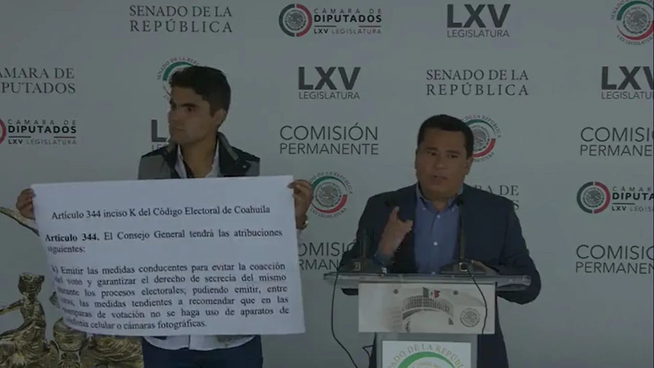 Senador Reyes Flores acusa al Instituto Electoral de Coahuila de favorecer al PRI