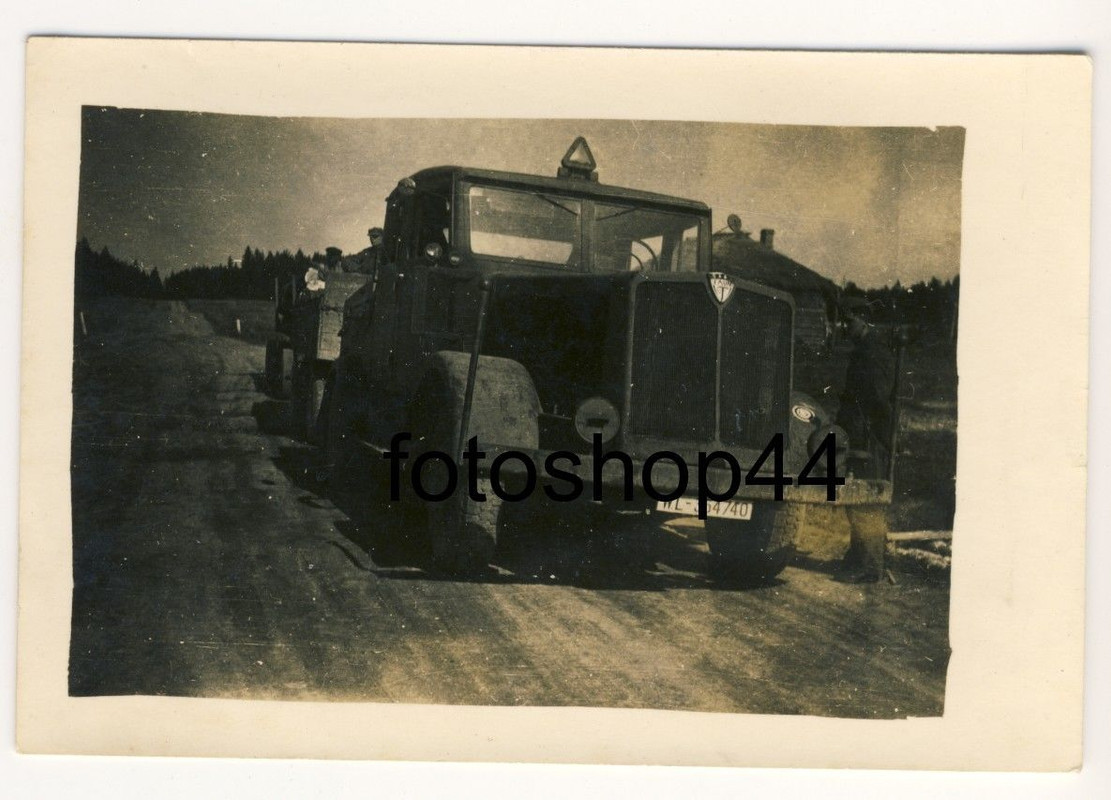 LW schwerer LKW Faun mit Anhänger