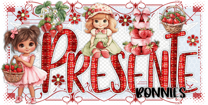 Presente Cestitas de Fresas bonnies