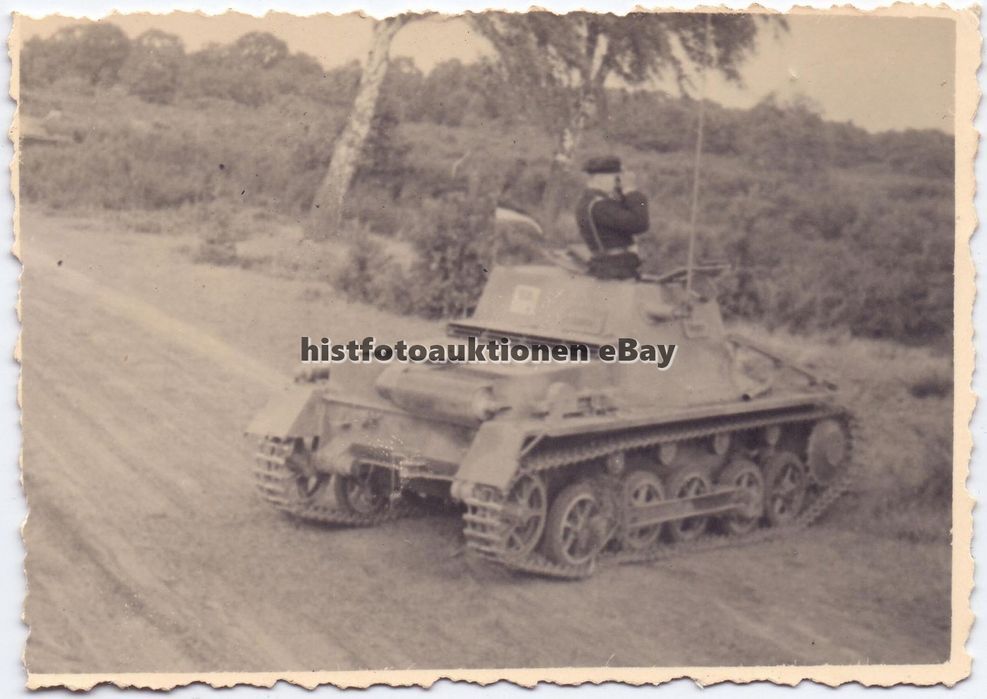 Orig. Foto Panzer I Ausf. B Tank im Gelände mit 