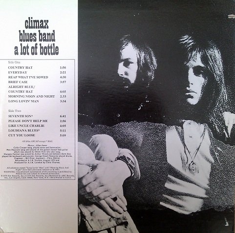 Climax Blues Band - A Lot Of Bottle (1970) [Reissue 1976] [Vinyl Rip 24/192] Lossless+MP3