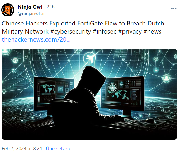 FortiGate used to hack Dutch military network