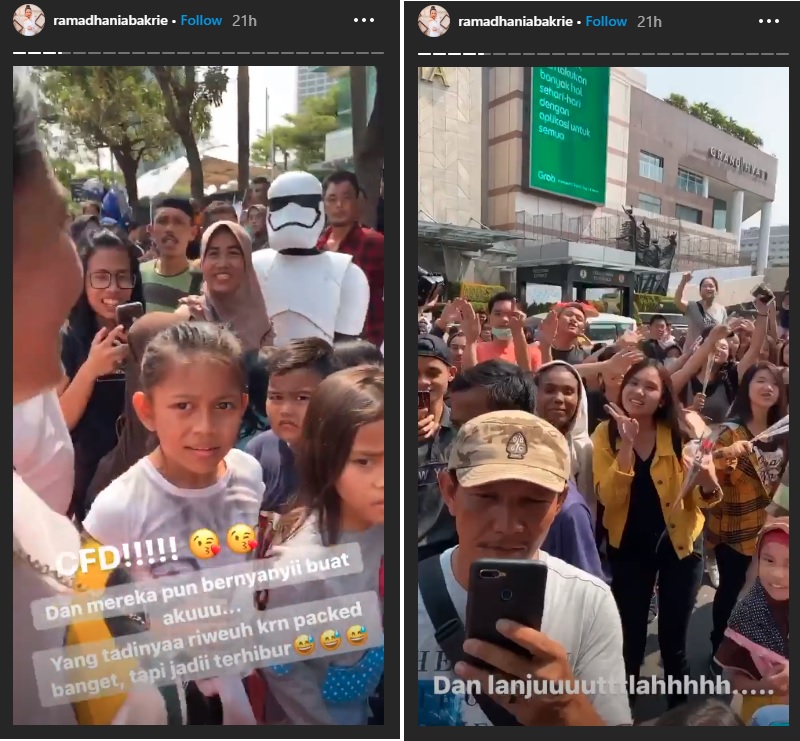 Nia Ramadhani terhibur karena dinyanyikan oleh para fansnya