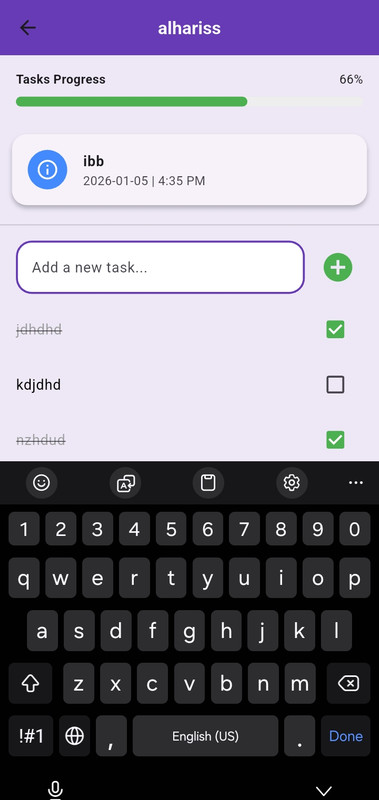 Task List