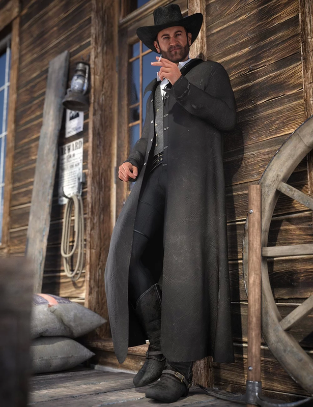 dForce Gunslinger for Genesis 8 Male(s) dForce Gunslinger for Genesis 8 Male(s)