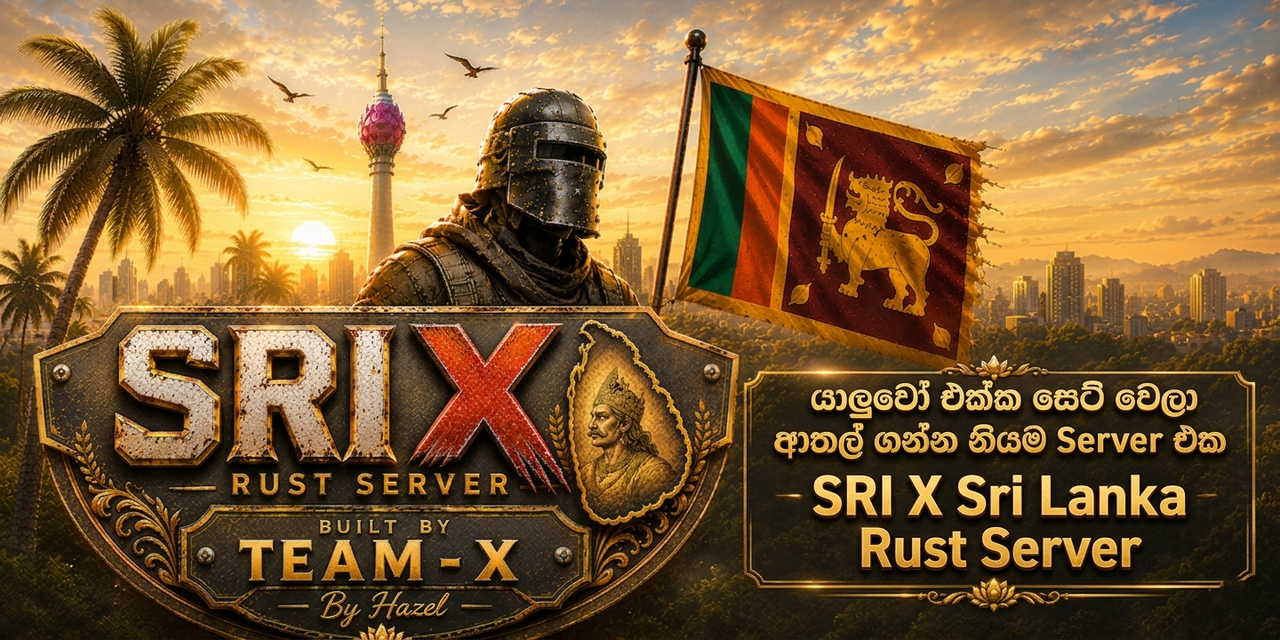 SRI X - Sri Lanka Official Rust Server