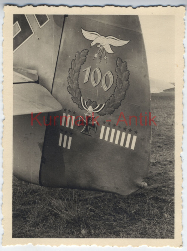 Foto Luftwaffe Rumänien Balkan Front 1943 Flugzeug Me109 Leitwer