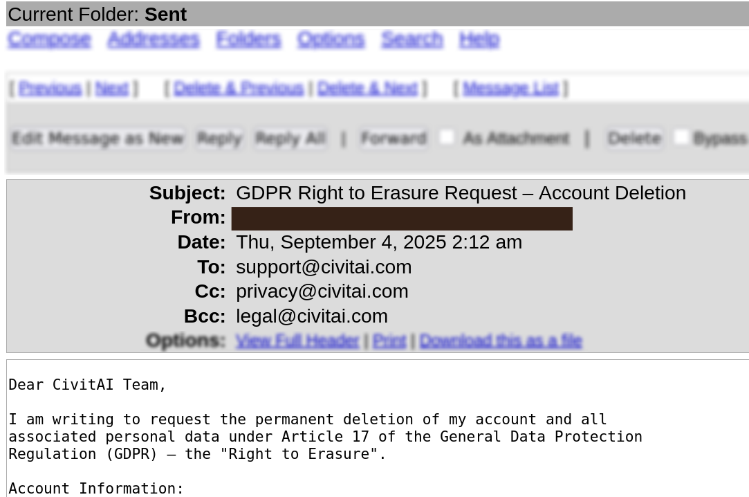 Screenshot-1: Original Request