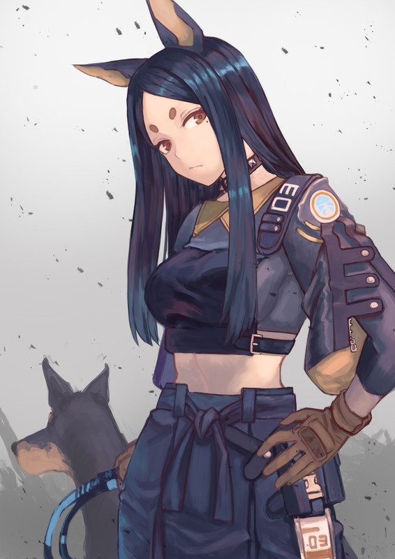 dobermann-arknights-drawn