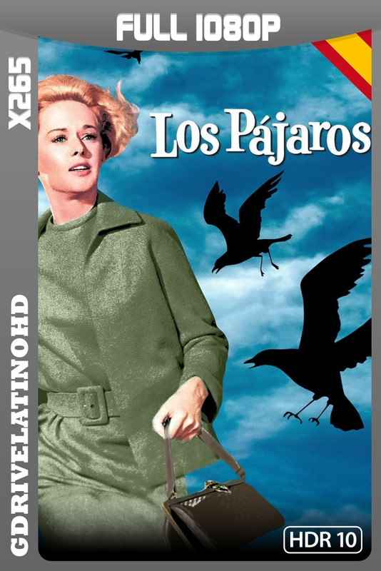Los pájaros (1963) BDRip x265 1080p HDR10 Castellano-Inglés