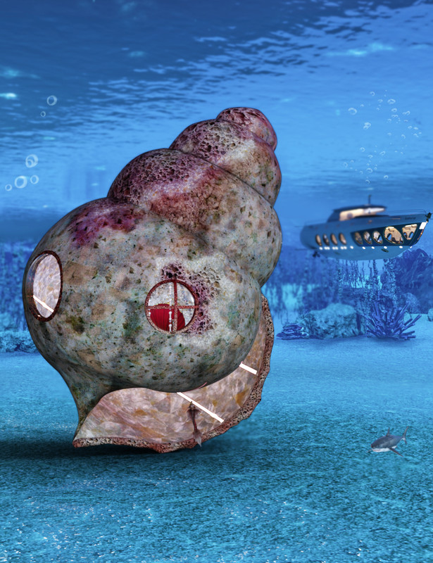 PW Mermaid House 2024 Free Daz 3D Models