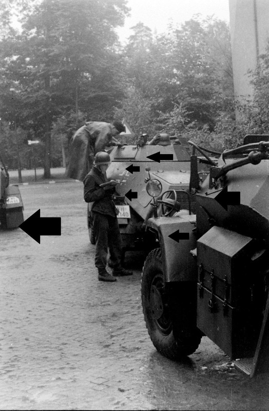 Fotos Sd.Kfz Panzer Panzerspähwagen Funk Rahmena