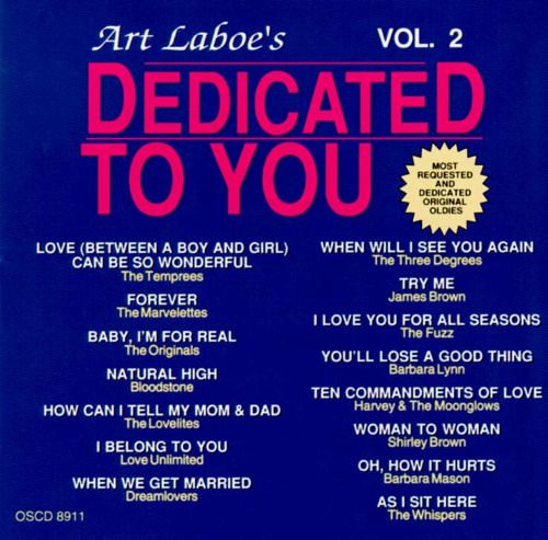 Art Laboe's Dedicated to You, Vol. 2Front