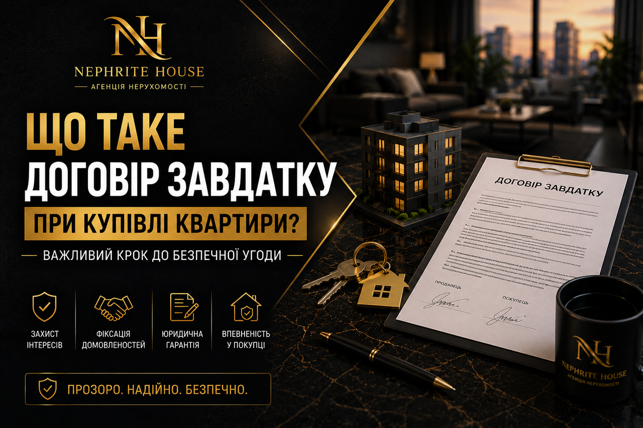 Що таке договір завдатку при купівлі квартири