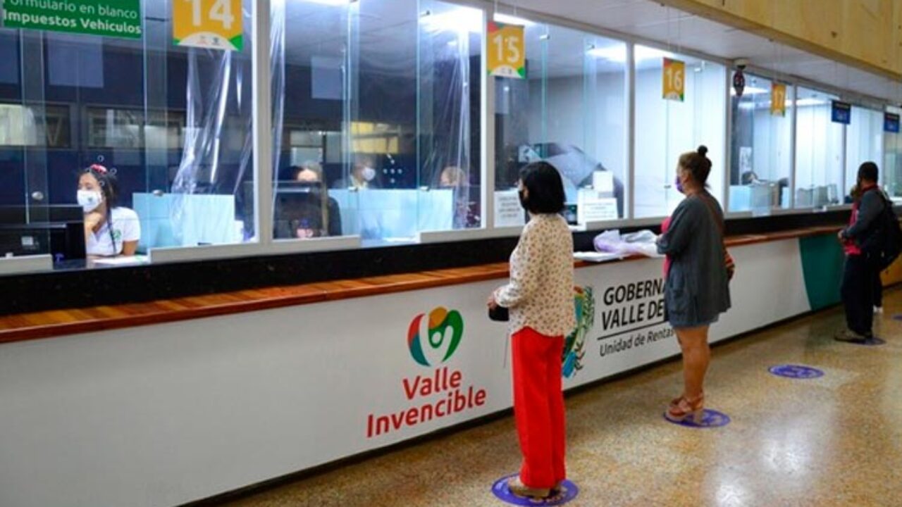 Vallecaucanos se acogieron a la condonación de intereses del impuesto departamental