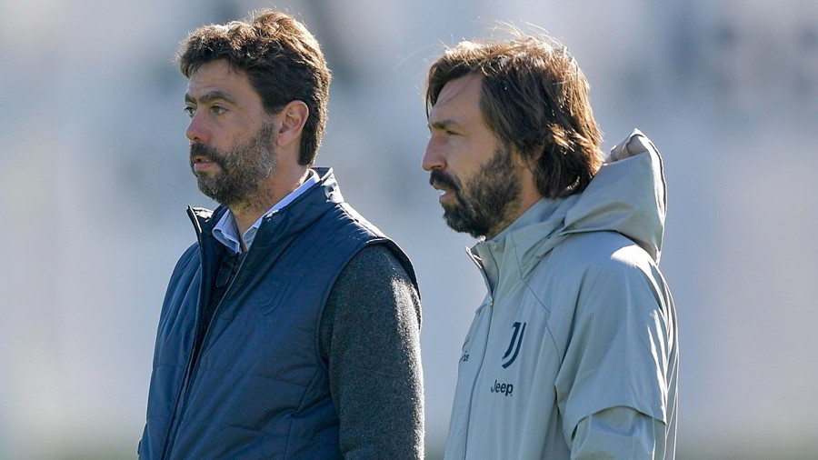 Juventus smentisce gli insulti tra Agnelli e Pirlo nel dopo Juve-Benevento.