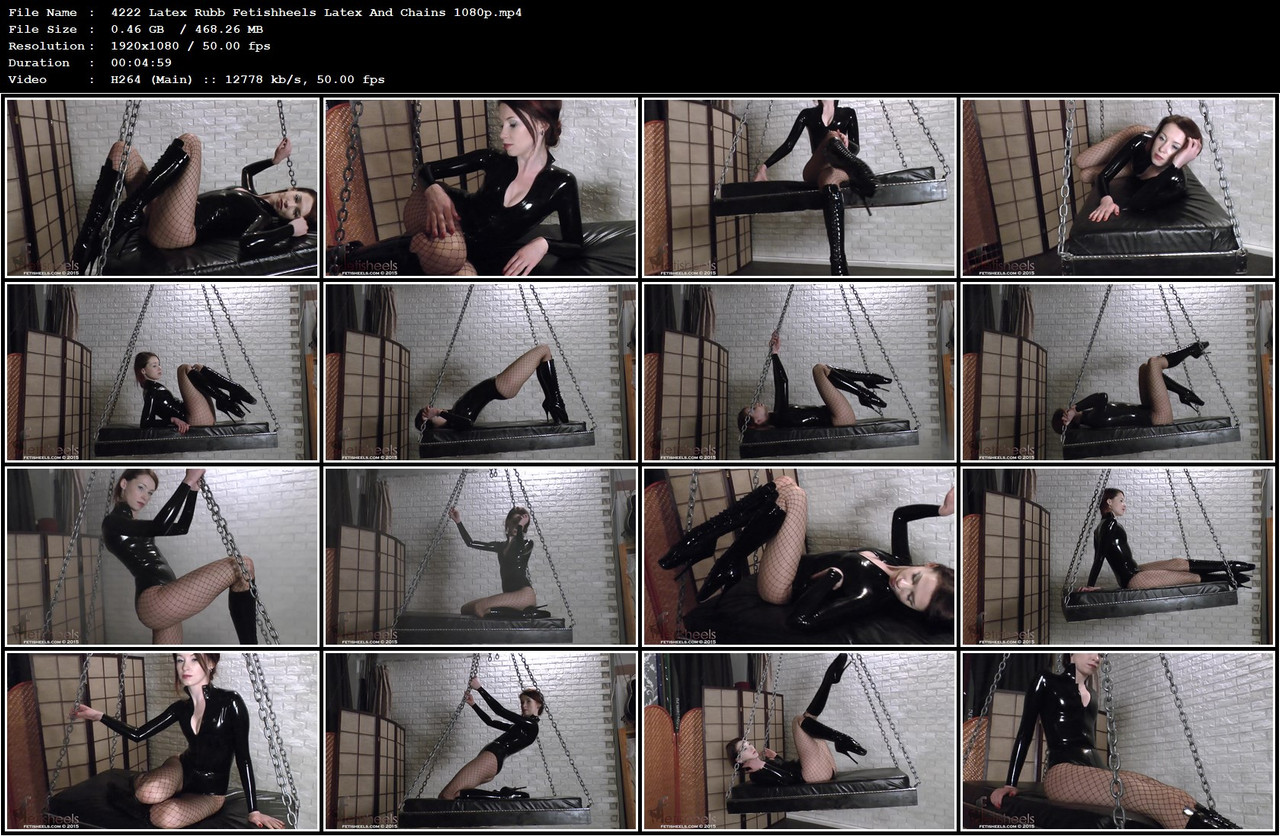 4222 Latex Rubb Fetishheels Latex And Chains 1080p mp4