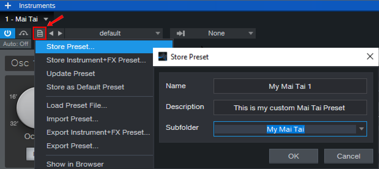 PreSonus Forums | SOLVED - Organizing presets in Mai Tai | Studio One Forum  Community Support