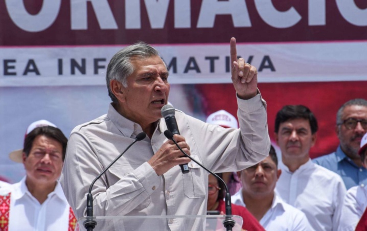 Al grito de “presidente, presidente”, reciben a Adán Augusto López en Jalisco