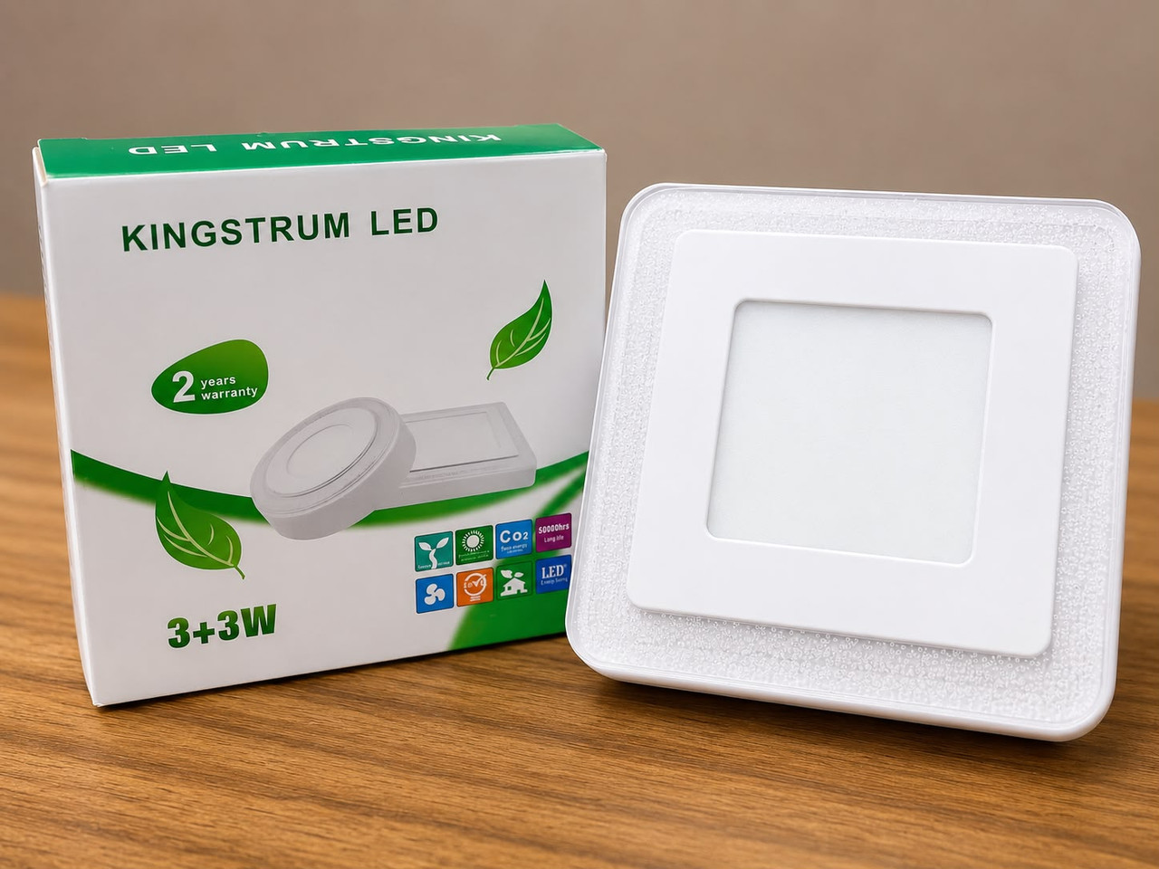 Kingstrum LED panel light 3+3W