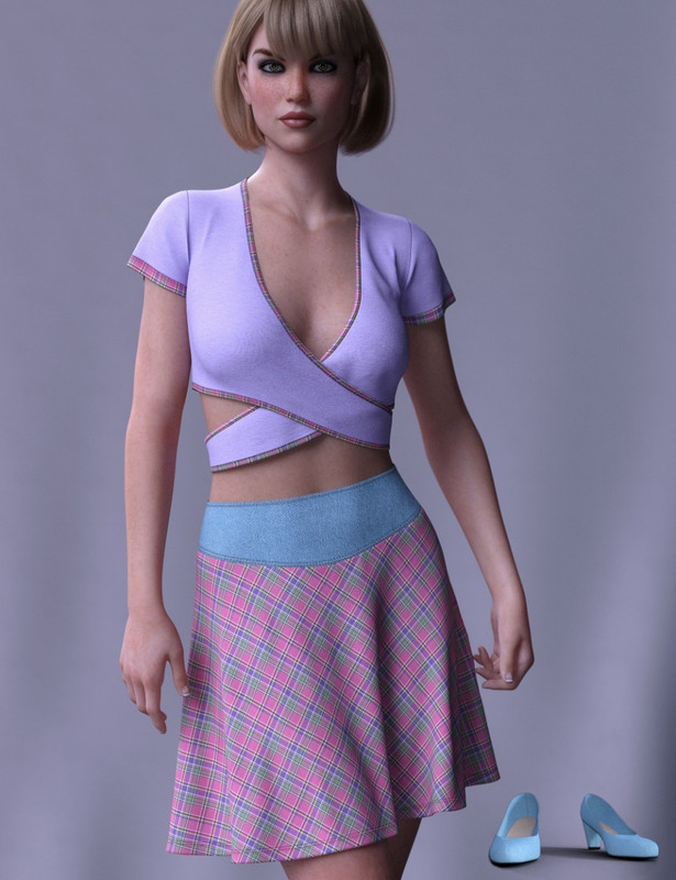 dForce Brazen Charm Outfit for Genesis 8 Female(s)