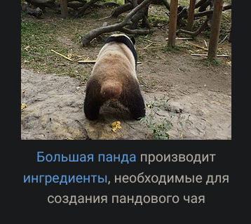 Пандовый чай Википедия