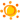 pixel art of the sun