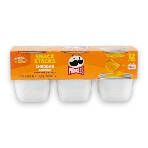 Pringles Papas Queso 12 Pack 19 Gr