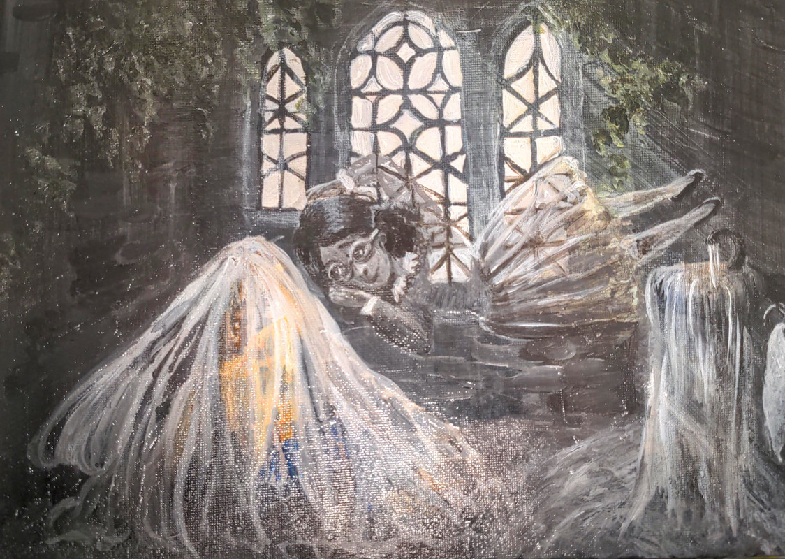 "Have you been dead long?" she asked.