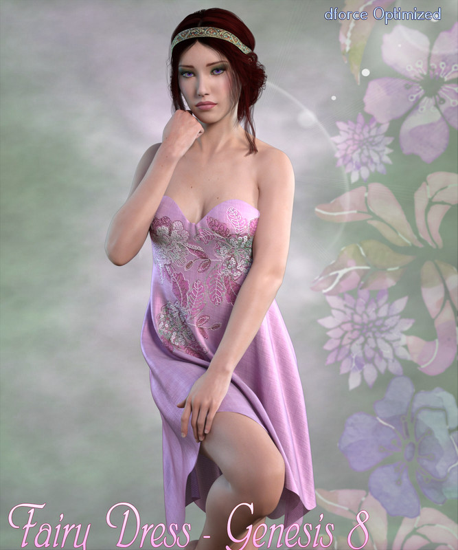 dForce Fairy Dress - Genesis 8 dForce Fairy Dress - Genesis 8