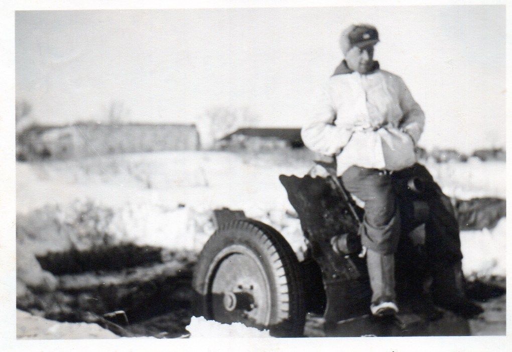 Orig Fotos Deutsche Leichte Geschütz im Einsatz