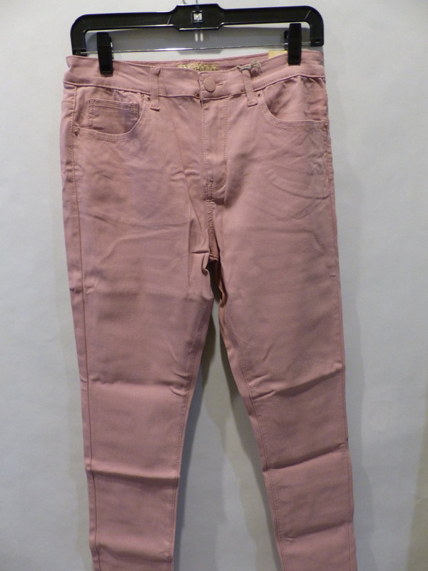 HYBRID&COMPANY WOMENS SUPER STRETCH COMFY SKINNY PANTS PINK WMNS