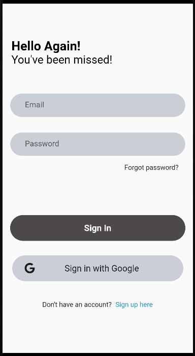 Login UI