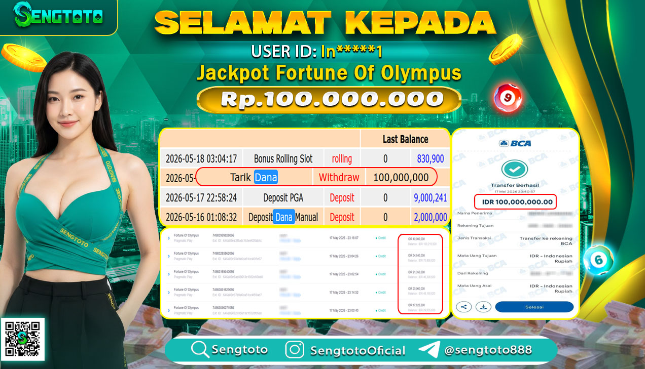 BUKTI PEMBAYARAN SLOT FORTUNE OF OLYMPUS