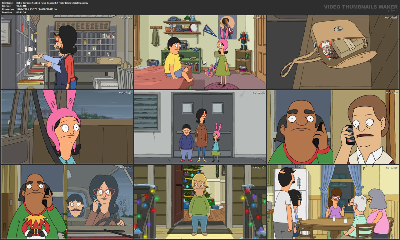Bob's Burgers S10E10 Have Yourself A Maily Linda Christmas.mkv