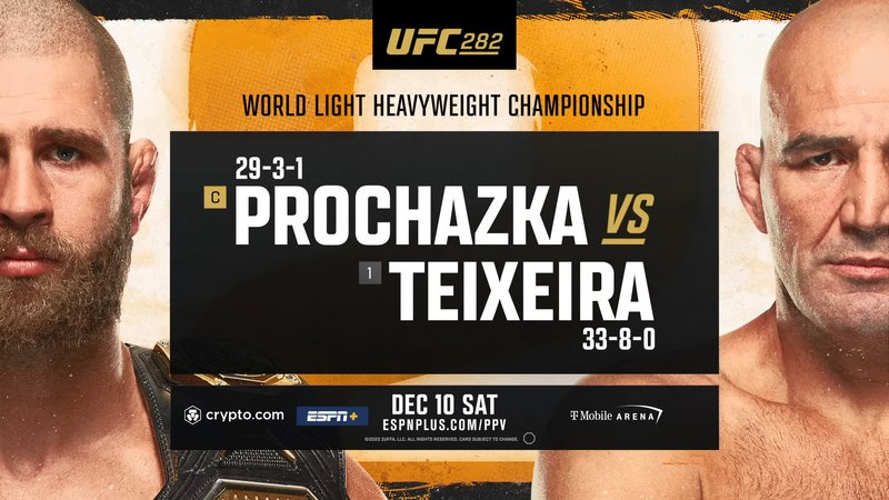 Официален трейлър преди UFC 282: Прохазка - Тейшейра 2