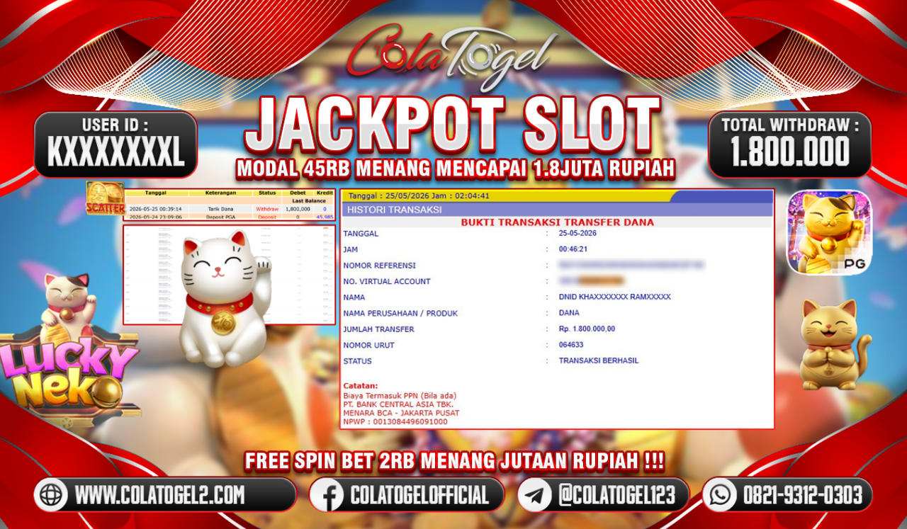 JACKPOT SLOT GACOR!!